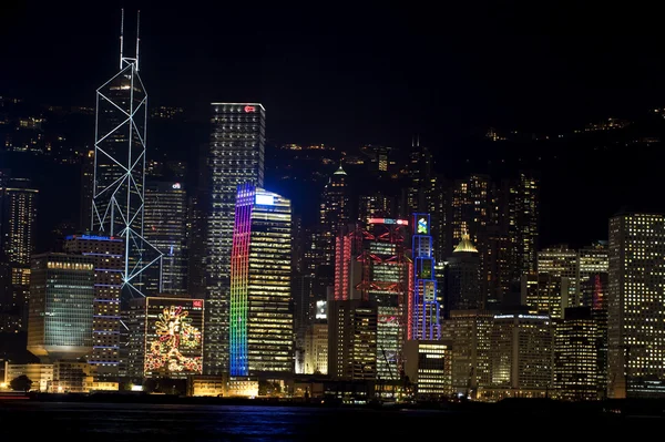 Hong Kong éjjel — Stock Fotó