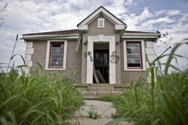 Kasırga sonra evi imha katrina, new orleans, louisiana