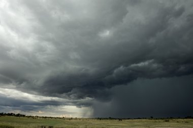 yağmur bulutu Afrika peyzaj, serengeti Milli Parkı, ser