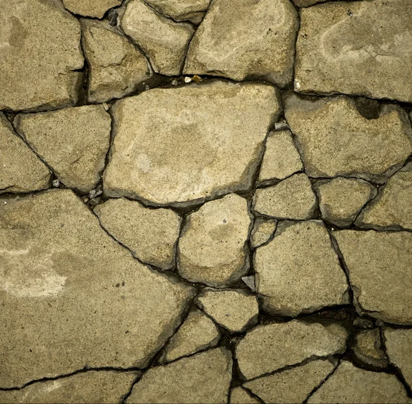 Close-up of Craquelure in concrete — Stock Photo, Image