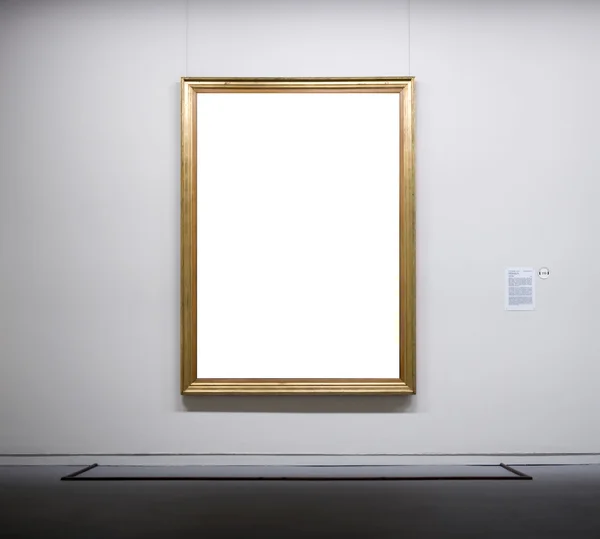 Cadre vide dans un musée — Photo