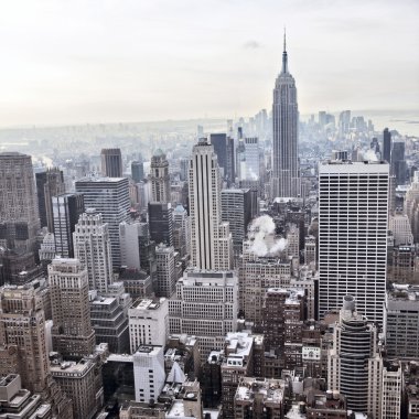 New York City skyline view from Rockefeller Center, New York, USA