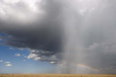 Rainbow, serengeti Milli Parkı, Tanzanya, Afrika