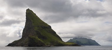 faroe Adaları manzaralı görünüm