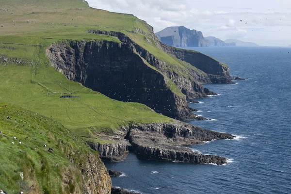 Paisagem de Mykines, Ilhas Faroé — Fotografia de Stock