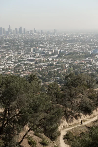Los Angeles skyline, Califórnia, EUA — Fotografia de Stock