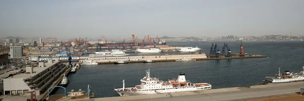 Porto di Dalian, Cina — Foto Stock