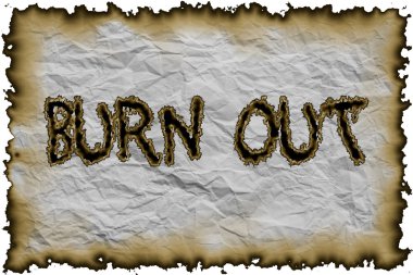 BURN OUT clipart