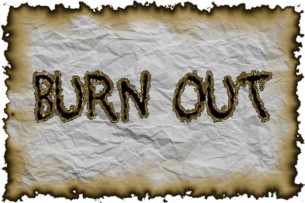 Burn out — Stockfoto