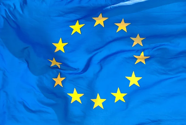 Den europeiske unions flagg – stockfoto