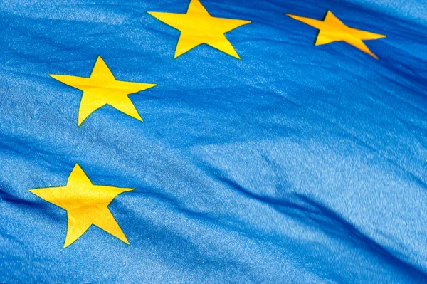 Fragment of EU Flag — Stock Photo, Image