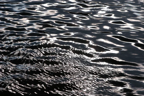 Oil on the water in sunlight — Stock Photo, Image