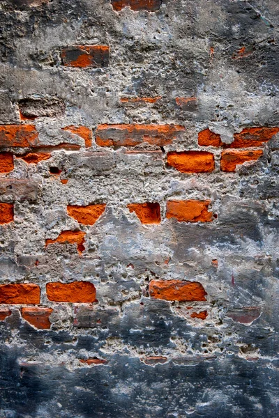 Velho muro destruído — Fotografia de Stock