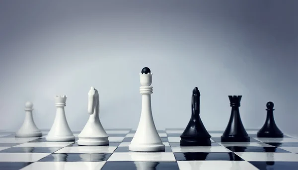 Equipa de xadrez — Fotografia de Stock