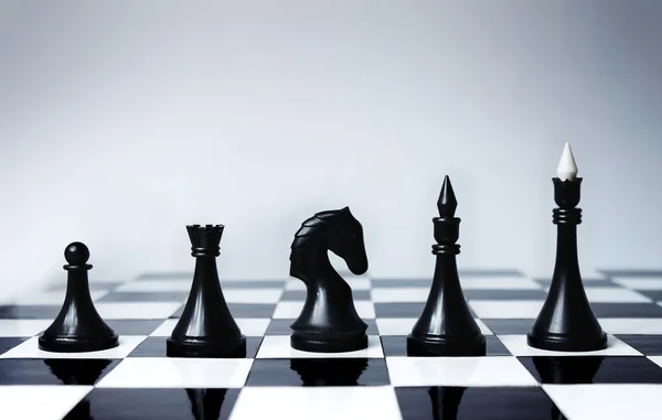 Oportunidades de carrera en ajedrez Imágenes de stock libres de derechos
