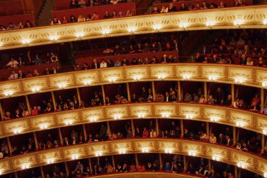 Balconies of Vienna Opera House clipart
