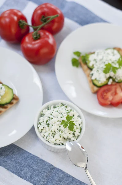 süzme peynirli Kahvaltı