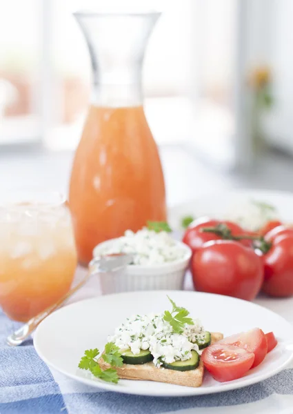 süzme peynirli Kahvaltı