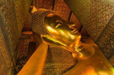 Reclining Buddha clipart