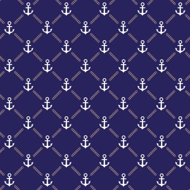 Anchor pattern clipart