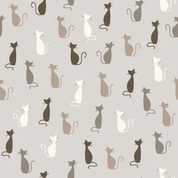 stock vector Cats pattern