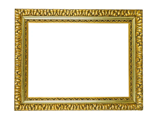 Antika altın resim çerçevesi — Stok fotoğraf