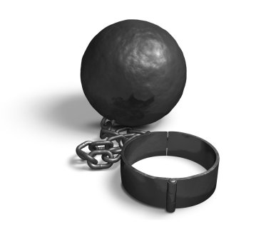 Ball and Chain clipart