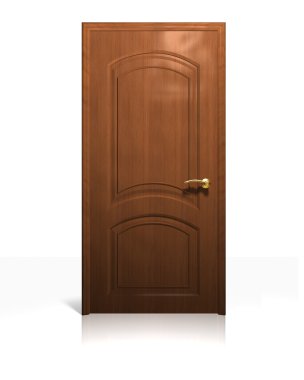 Cherry wood door clipart