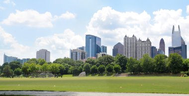 Atlanta from Piedmont Park clipart