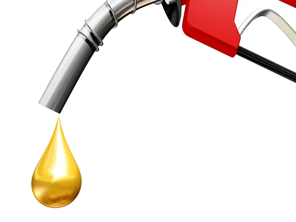 Zlatá benzín — Stock fotografie