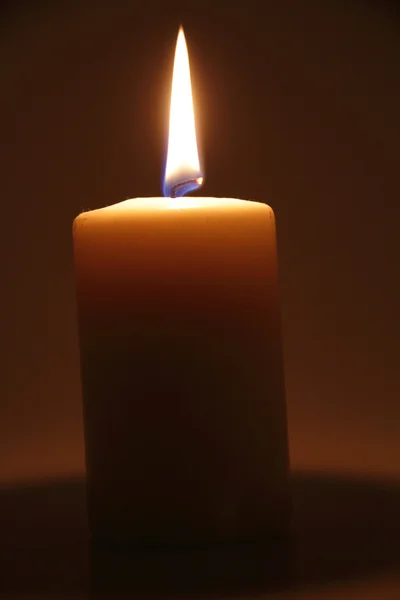 중심으로 촛불을 레코딩 — 스톡 사진