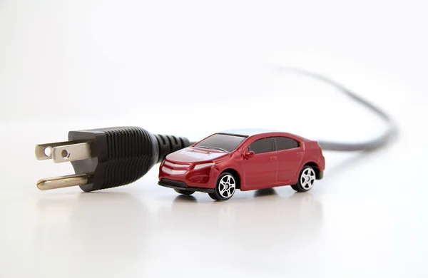 Samochodu z napędem elektrycznym — Zdjęcie stockowe
