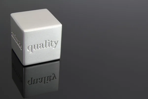 stock image Quality cube