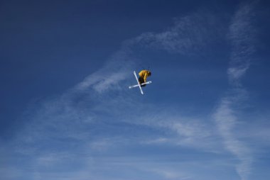 les arcs için serbest kayakçı. Fransa