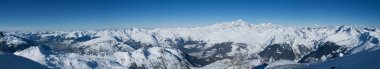 les arcs için panoramik. Fransız alps