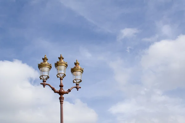 stock image Streetlamp, on the square of the royal palace of Rabat