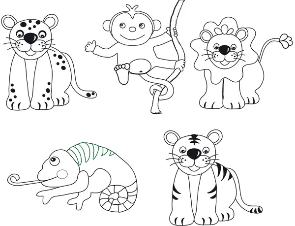 Animals illustration — Stock Photo, Image