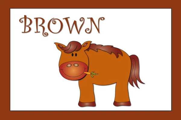 Color marrón — Foto de Stock