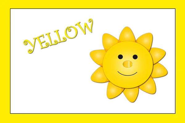 Barva žlutá — Stock fotografie
