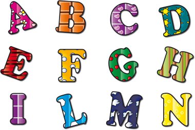 Alphabet clipart