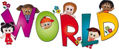 World of children clipart