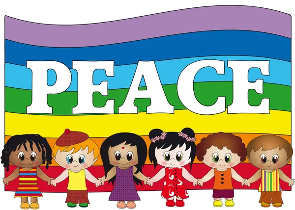 Bandiera della pace — Foto Stock