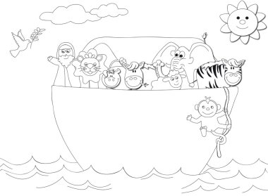 Noah ark clipart