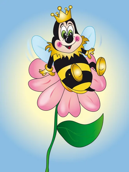 Мультфильм про пчёл — стоковое фото