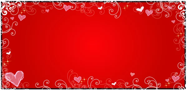 Banner de San Valentín — Foto de Stock