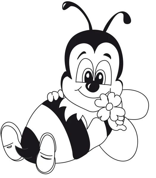 Pszczoła ilustracja — Zdjęcie stockowe