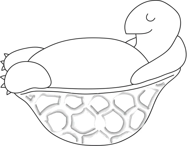 Želva kreslená — Stock fotografie