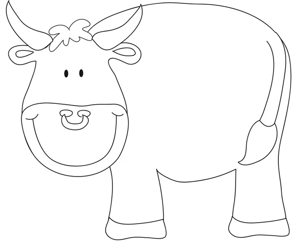 Desenhos animados Bull — Fotografia de Stock