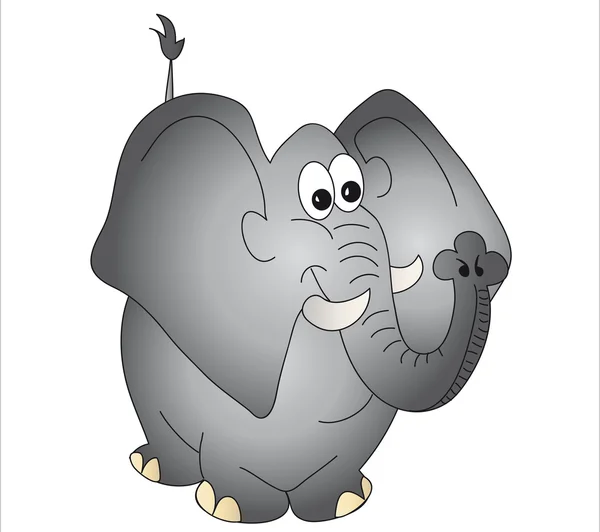 Мультфильм слона — стоковое фото