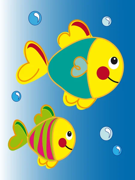 Cartoon fish — Stock Photo, Image